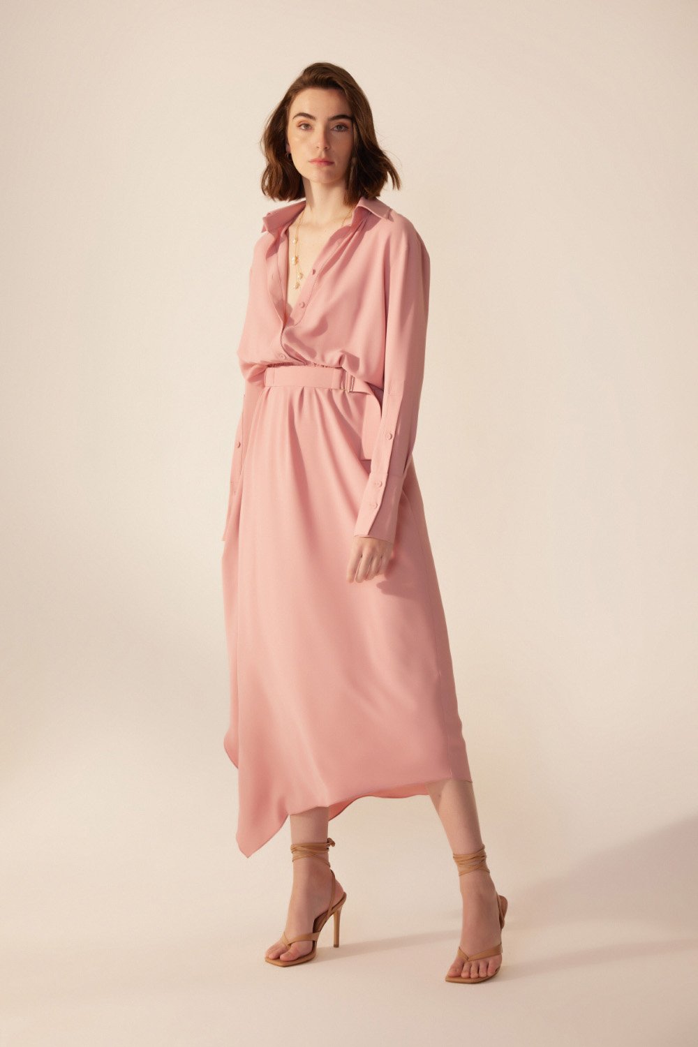 Crescent Line-Abloom Gömlek Elbise-Elbise-10-Milagron.com