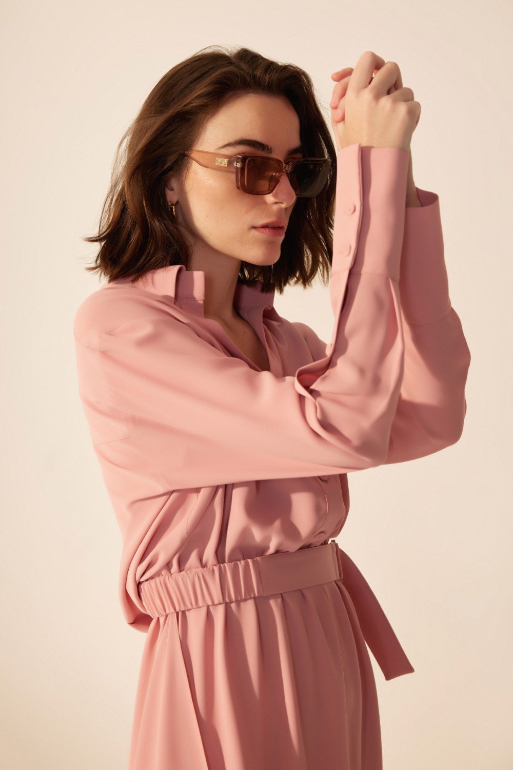 Crescent Line-Abloom Gömlek Elbise-Elbise-7-Milagron.com