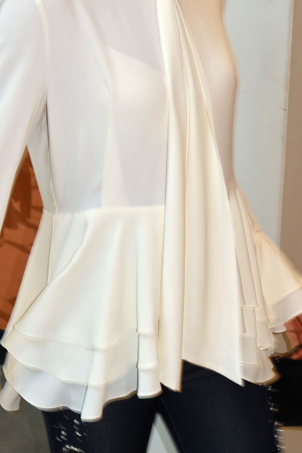 Crescent Line-Dewdrop Gömlek Bluz-Gömlek-10-Milagron.com