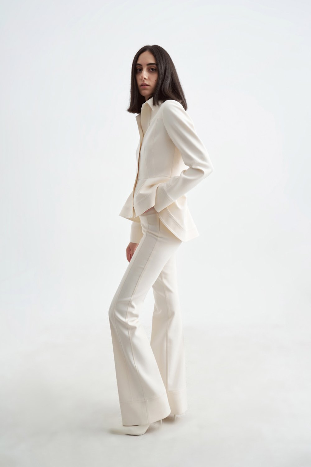 Crescent Line-Elegance Ceket Krem-Ceket-1-Milagron.com