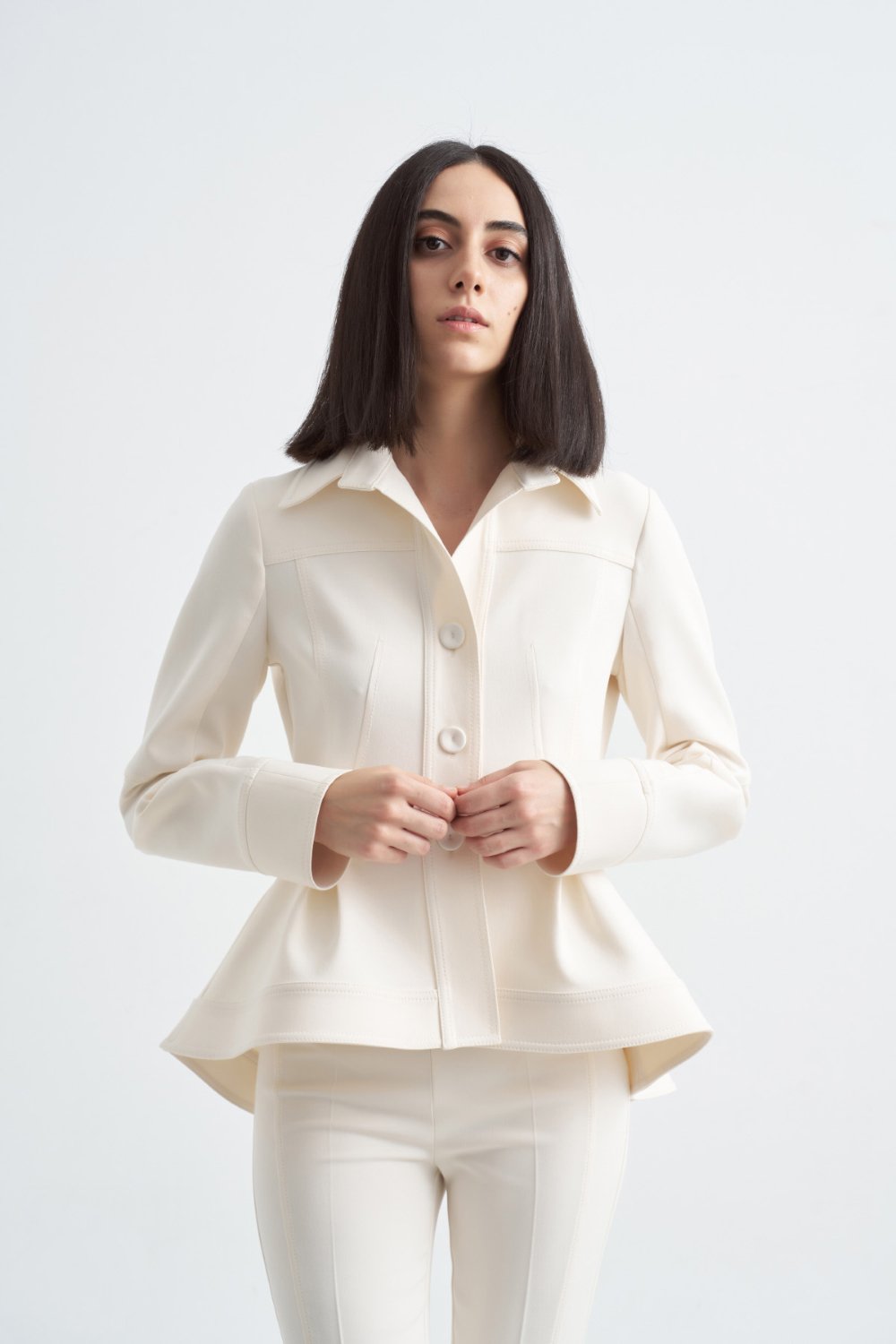 Crescent Line-Elegance Ceket Krem-Ceket-16-Milagron.com