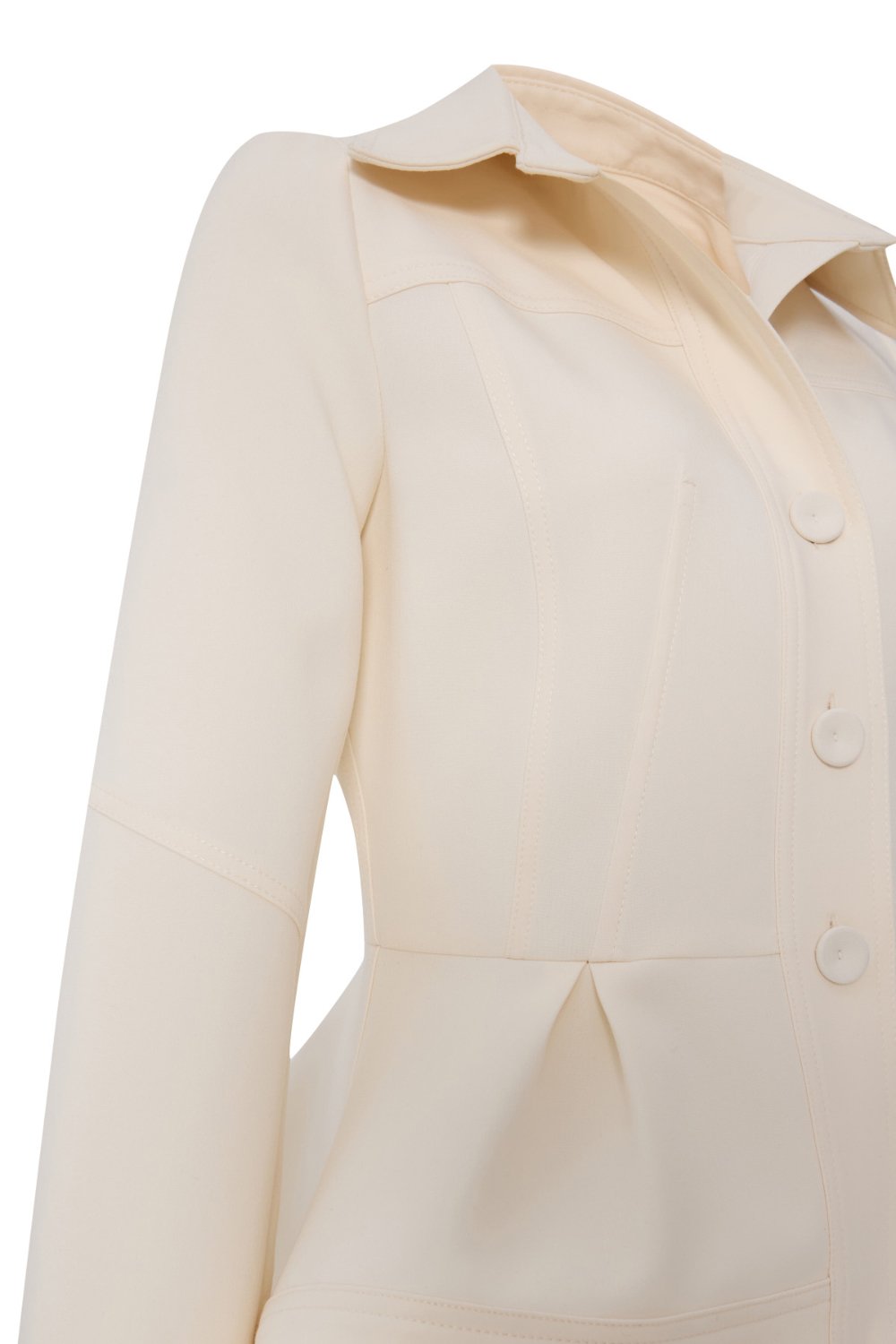 Crescent Line-Elegance Ceket Krem-Ceket-5-Milagron.com