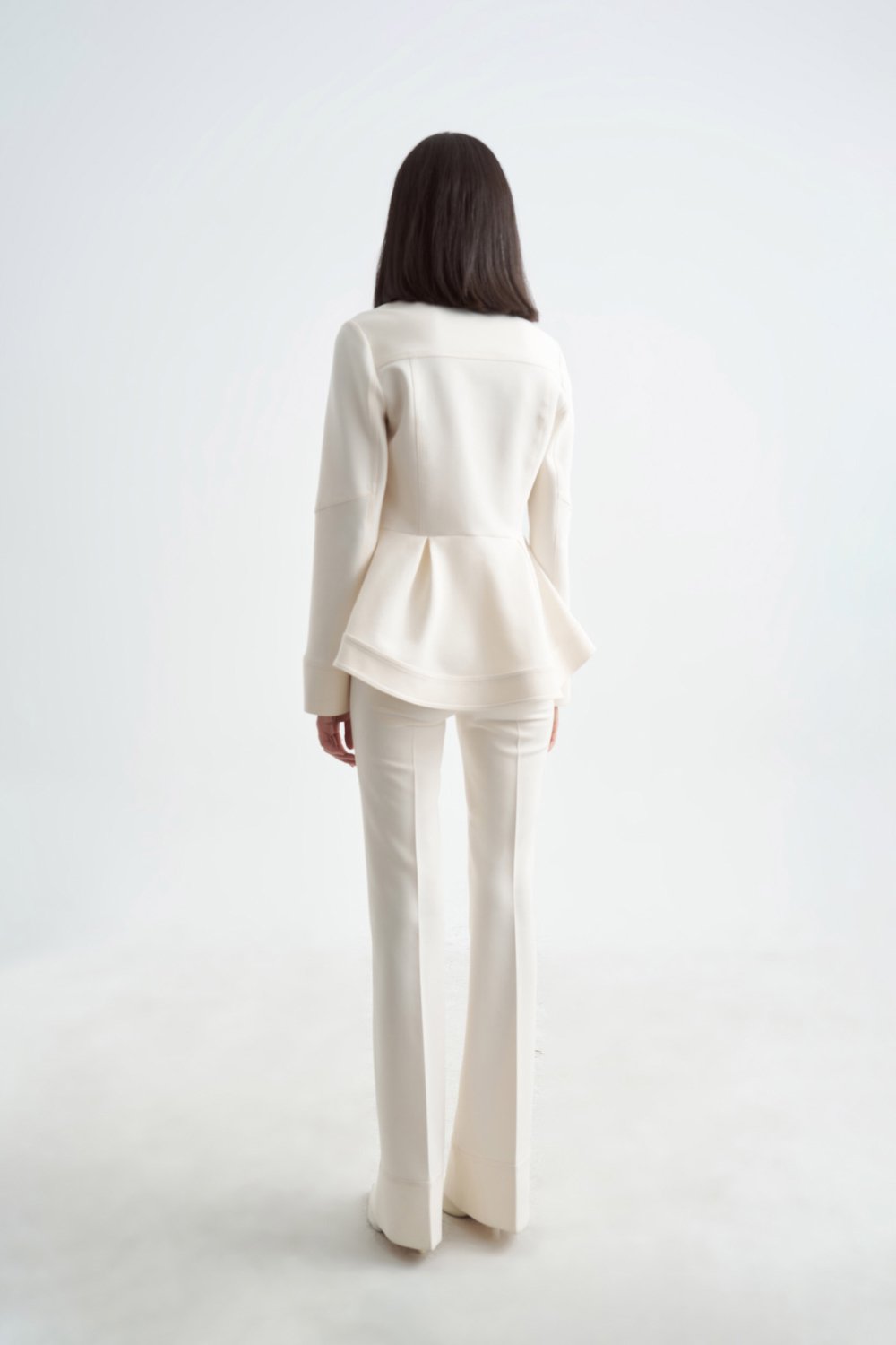 Crescent Line-Elegance Pantolon Krem-Pantolon-10-Milagron.com