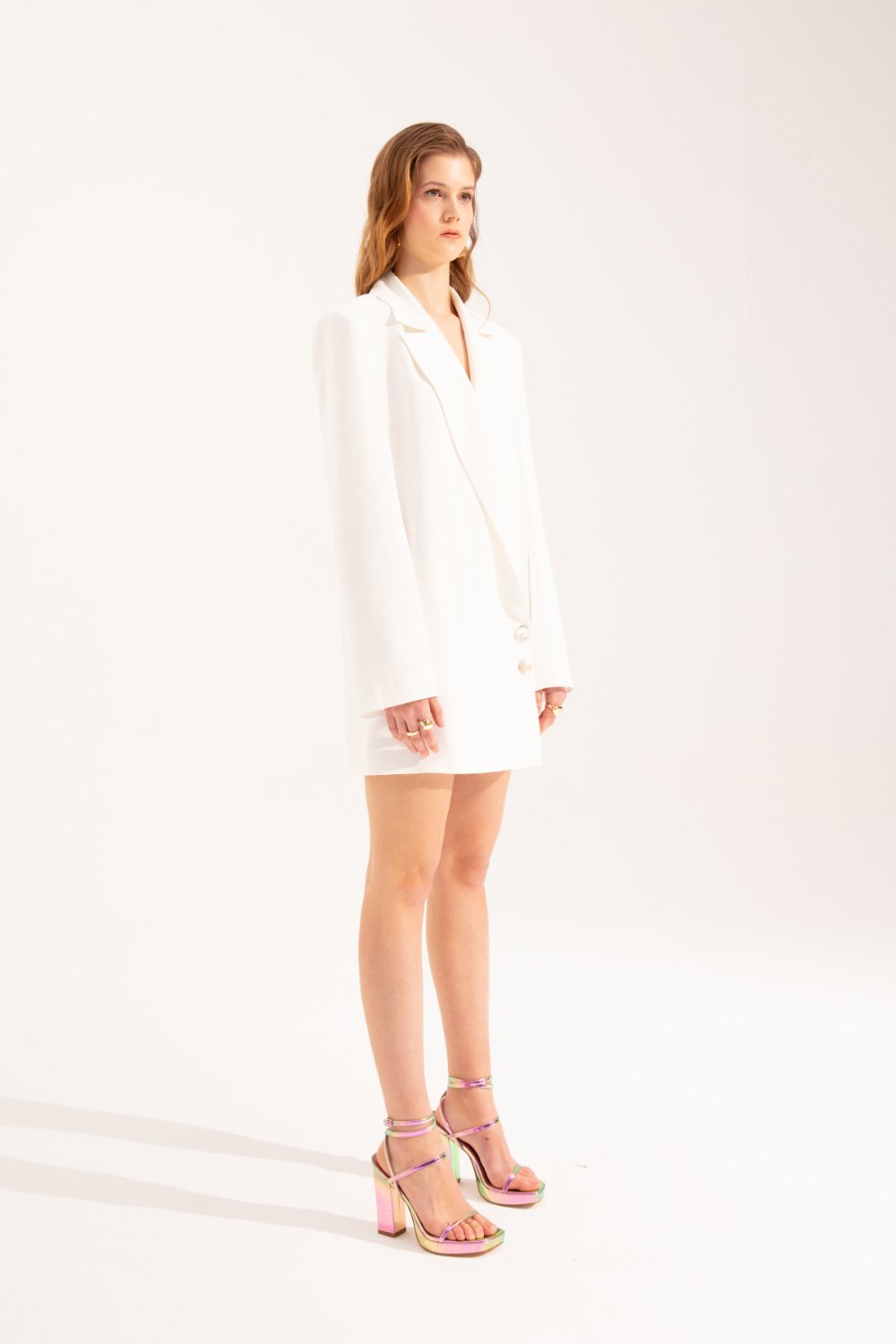 Crescent Line-Nacre Blazer Ceket & Elbise-Ceket-6-Milagron.com