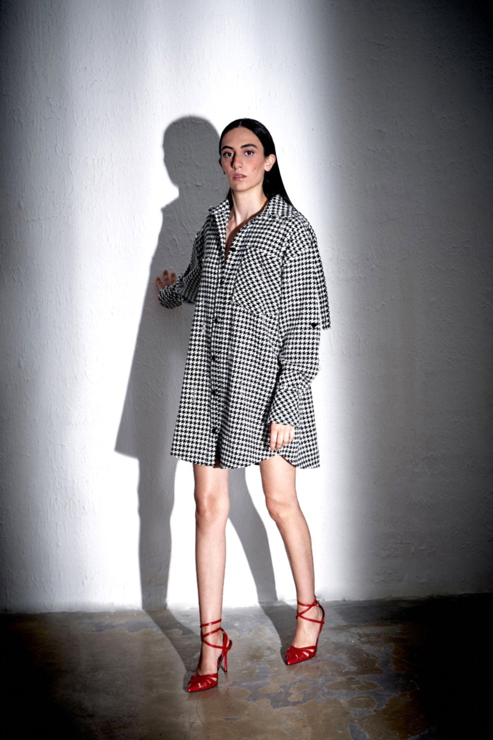 Crescent Line-Pearlon Gömlek Elbise-Gömlek-2-Milagron.com