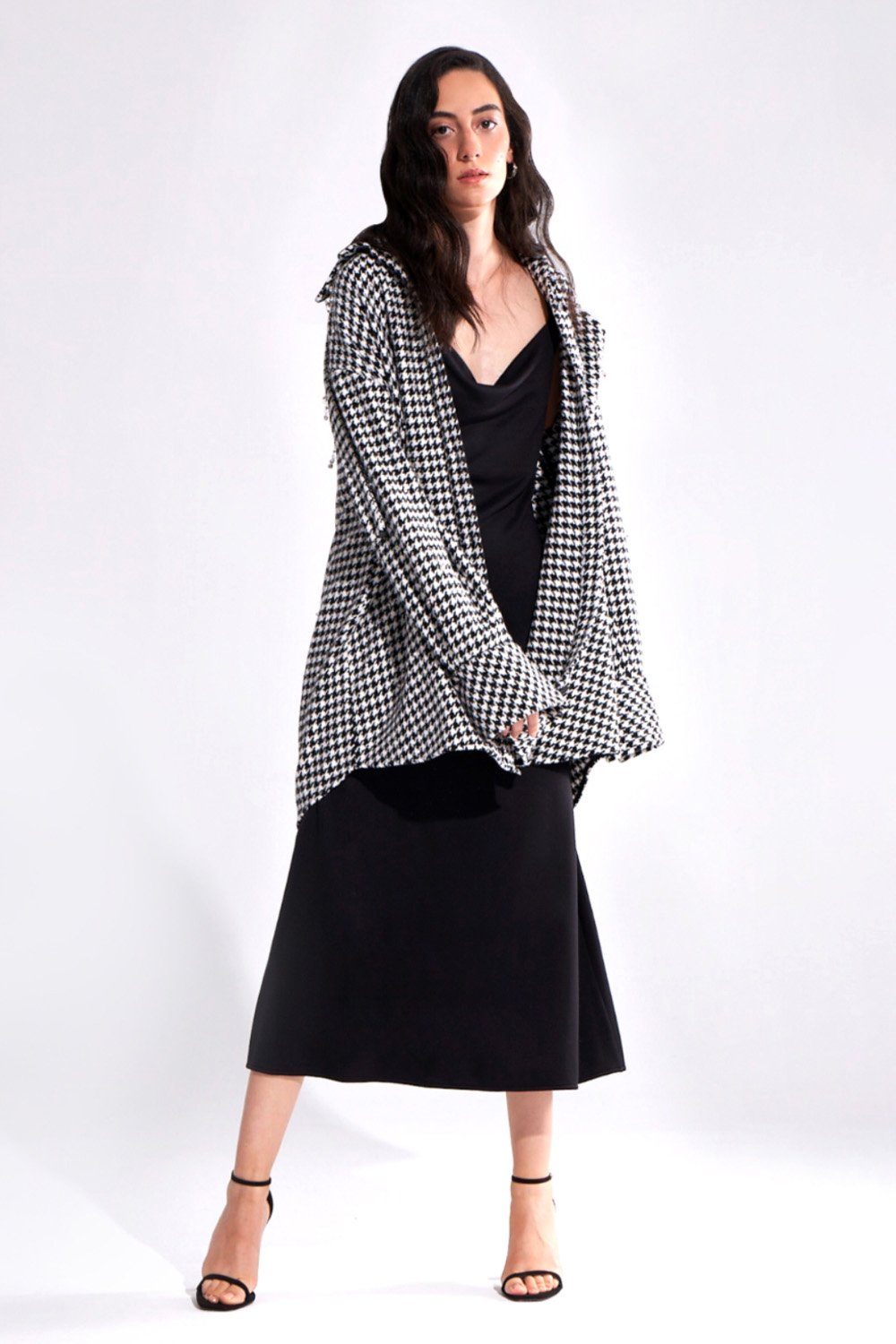 Crescent Line-Pearlon Gömlek Elbise-Gömlek-4-Milagron.com