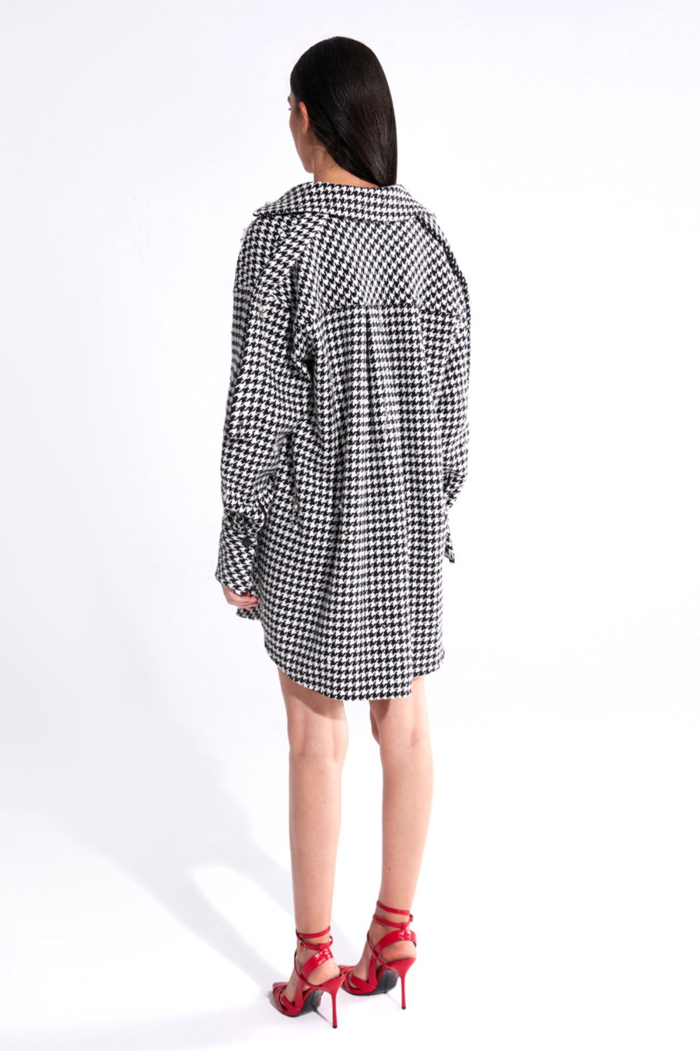 Crescent Line-Pearlon Gömlek Elbise-Gömlek-5-Milagron.com