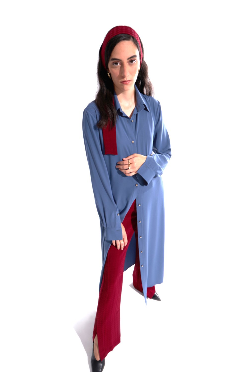 Crescent Line-Phase Pantolon Bordo-Pantolon-4-Milagron.com