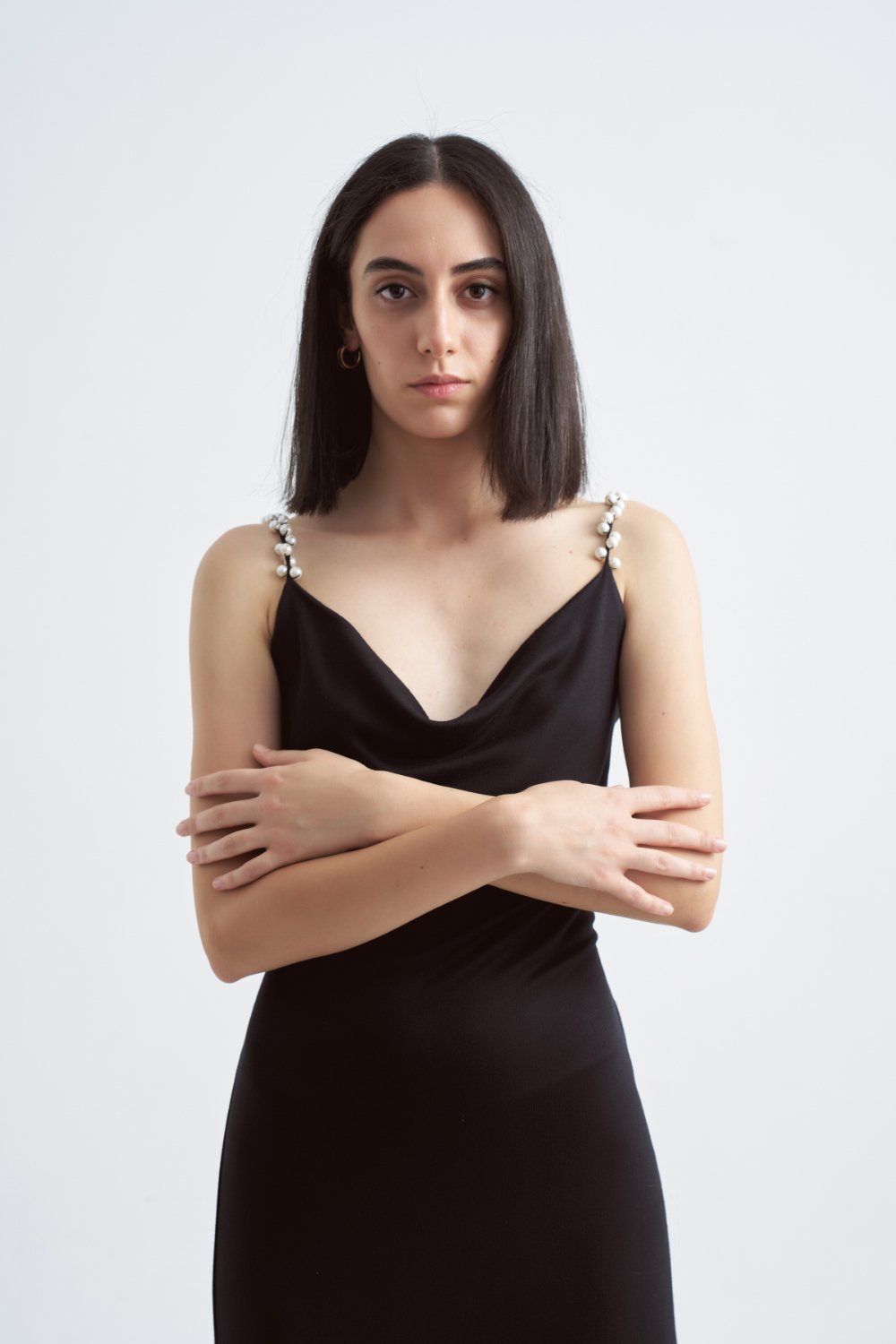 Crescent Line-Queen Elbise Siyah-Elbise-2-Milagron.com