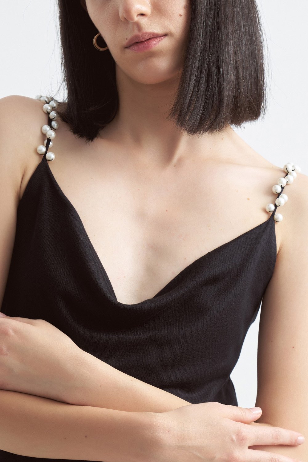 Crescent Line-Queen Elbise Siyah-Elbise-3-Milagron.com