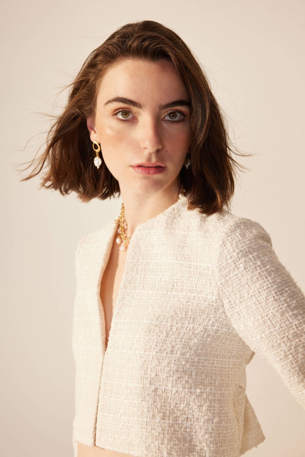 Crescent Line-Serenity Crop Ceket-Ceket-3-Milagron.com