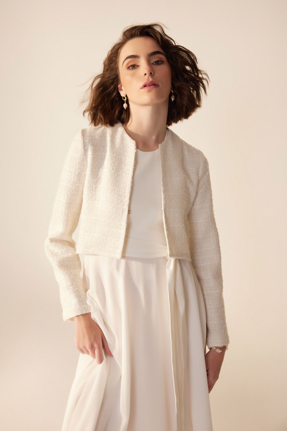 Crescent Line-Serenity Crop Ceket-Ceket-7-Milagron.com