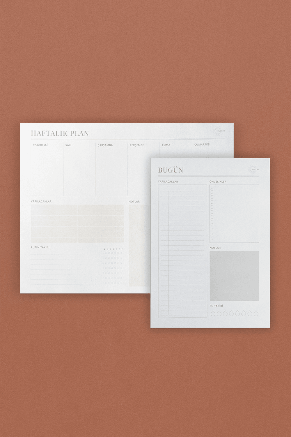 Daily Me Wellbeing-2'li Planlayıcı Set-Ajanda-1-Milagron.com