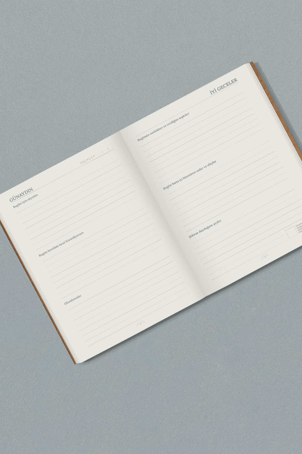 Daily Me Wellbeing-Wellbeing Journal (Türkçe)-Ajanda-4-Milagron.com