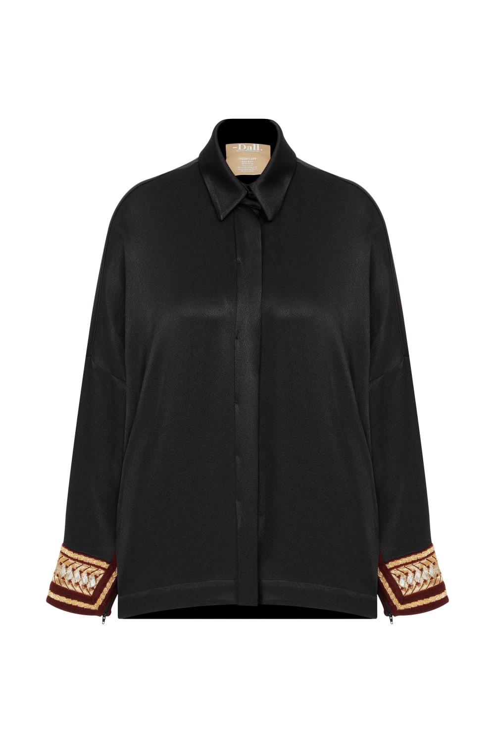 Dall-Delkash Dall Gomlek / Bordo-Gömlek-1-Milagron.com