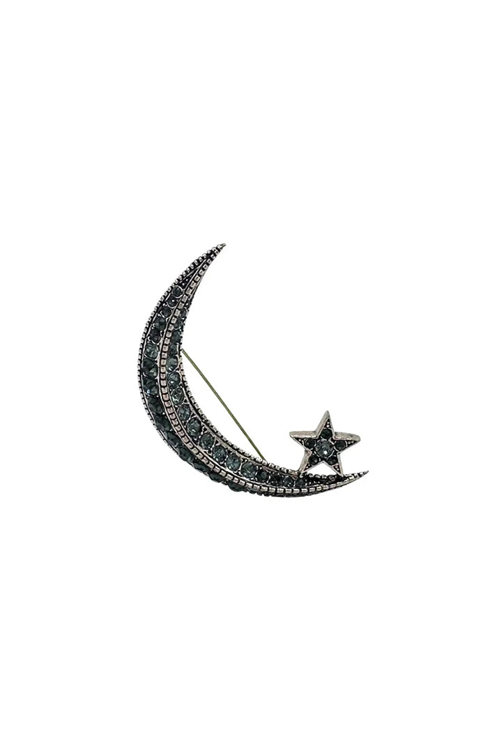 Damla Kalender-Crescent Brooch-Broş-2-Milagron.com