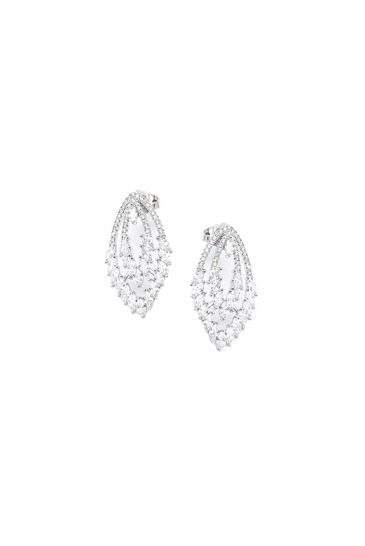 Damla Kalender-Diamond Almond Earrings-Küpe-2-Milagron.com