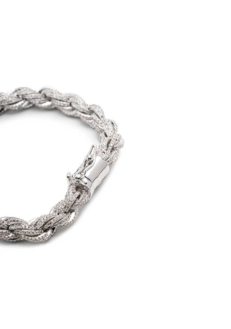 Damla Kalender-Diamond Braid Bracelet-Bileklik-2-Milagron.com