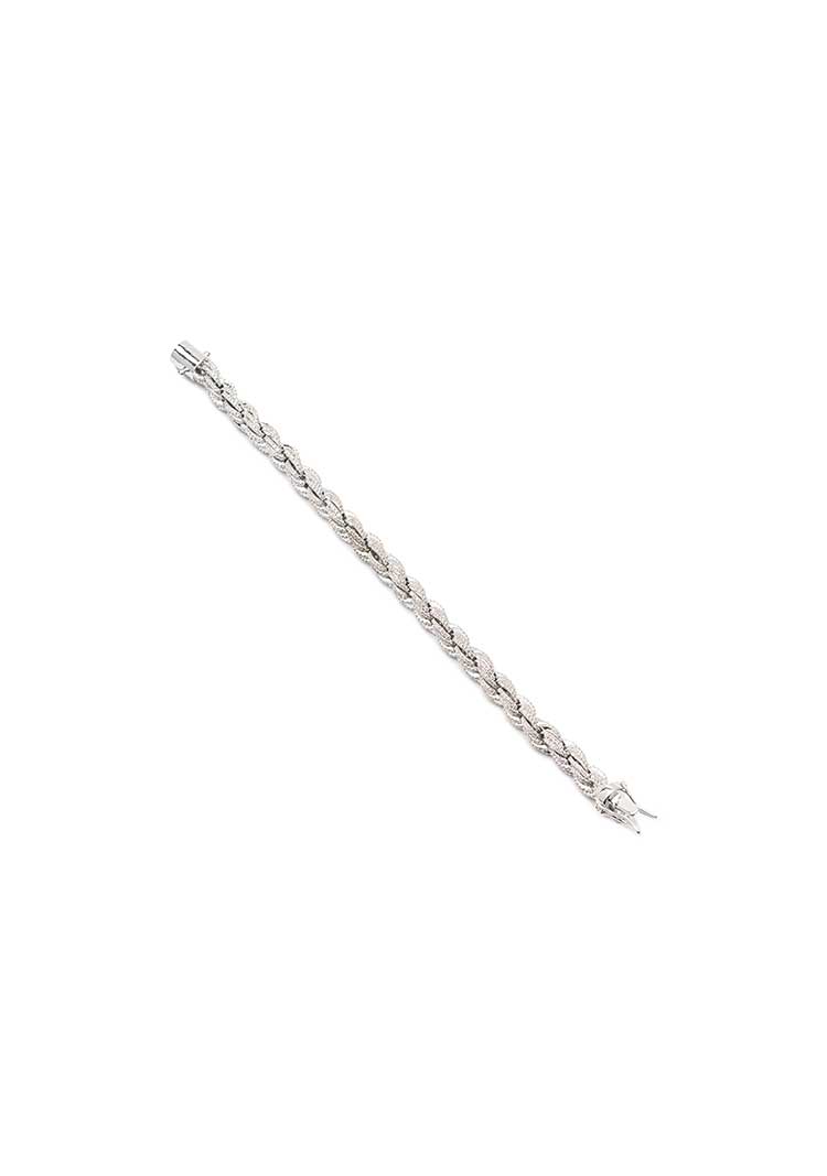 Damla Kalender-Diamond Braid Bracelet-Bileklik-3-Milagron.com