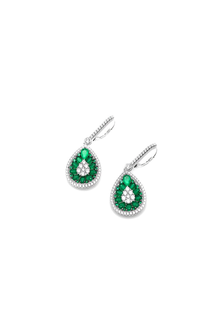 Damla Kalender-Diamond Drop Earrings-Küpe-3-Milagron.com
