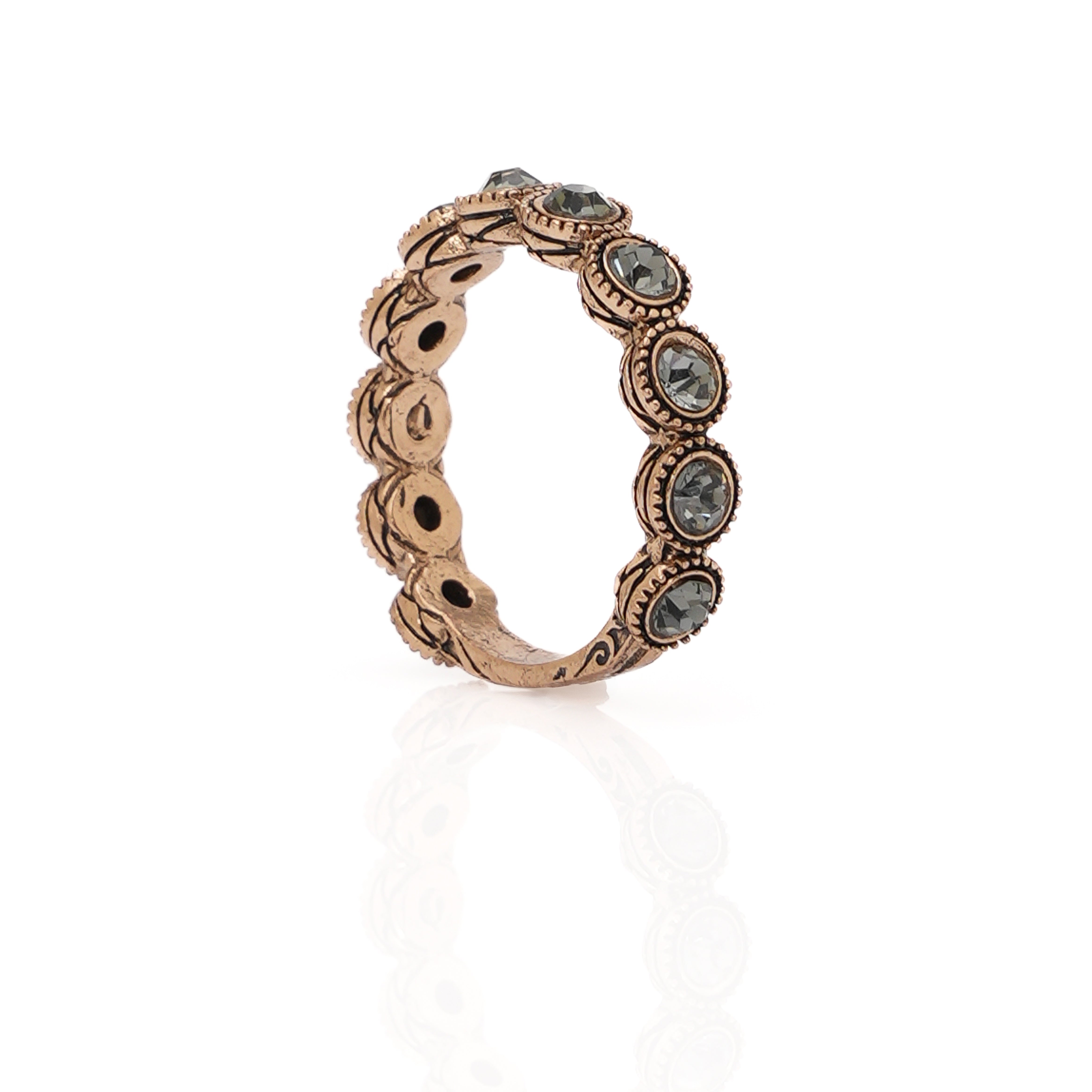 Damla Kalender-Diamond Round Ring-Yüzük-1-Milagron.com