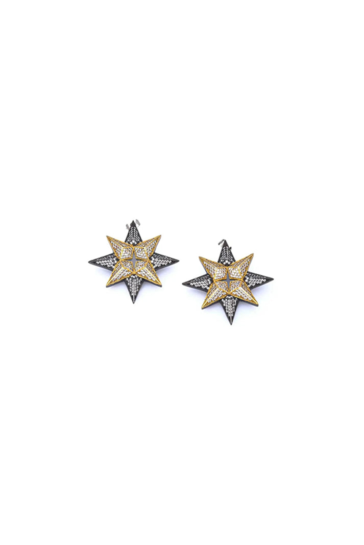 Damla Kalender-Etoile Earrings-Küpe-2-Milagron.com