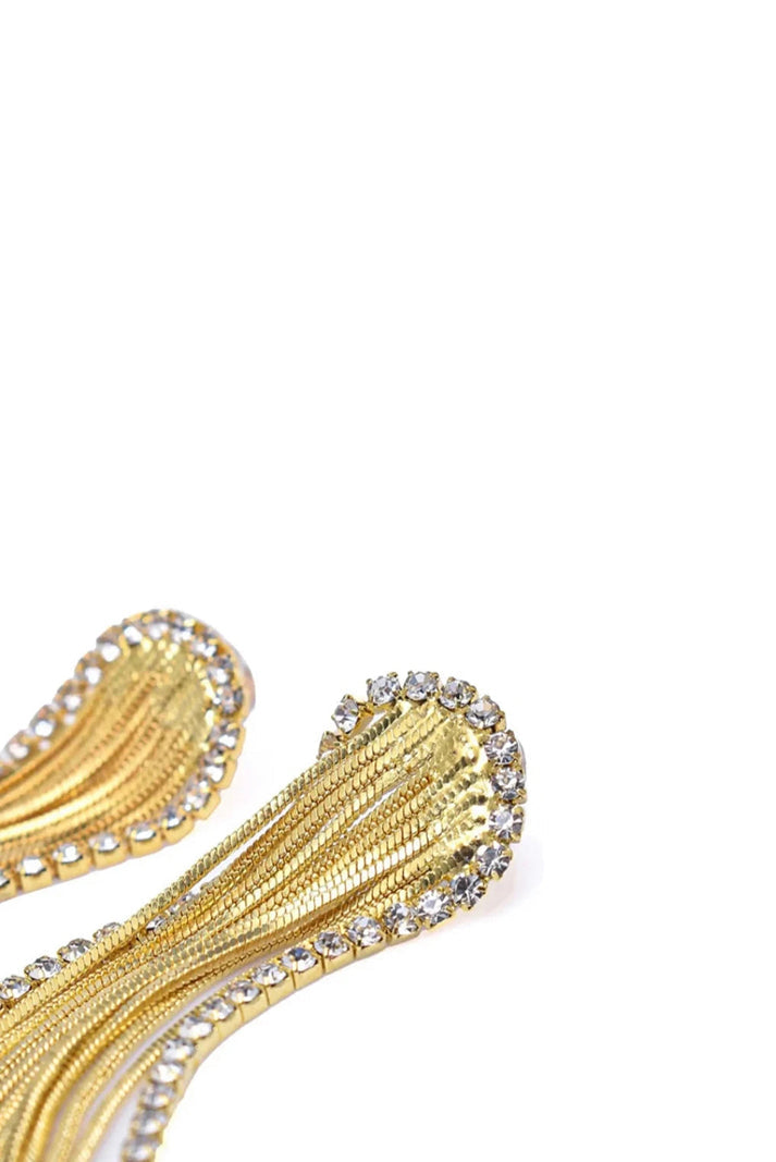 Damla Kalender-Golden Rain Earrings-Küpe-3-Milagron.com