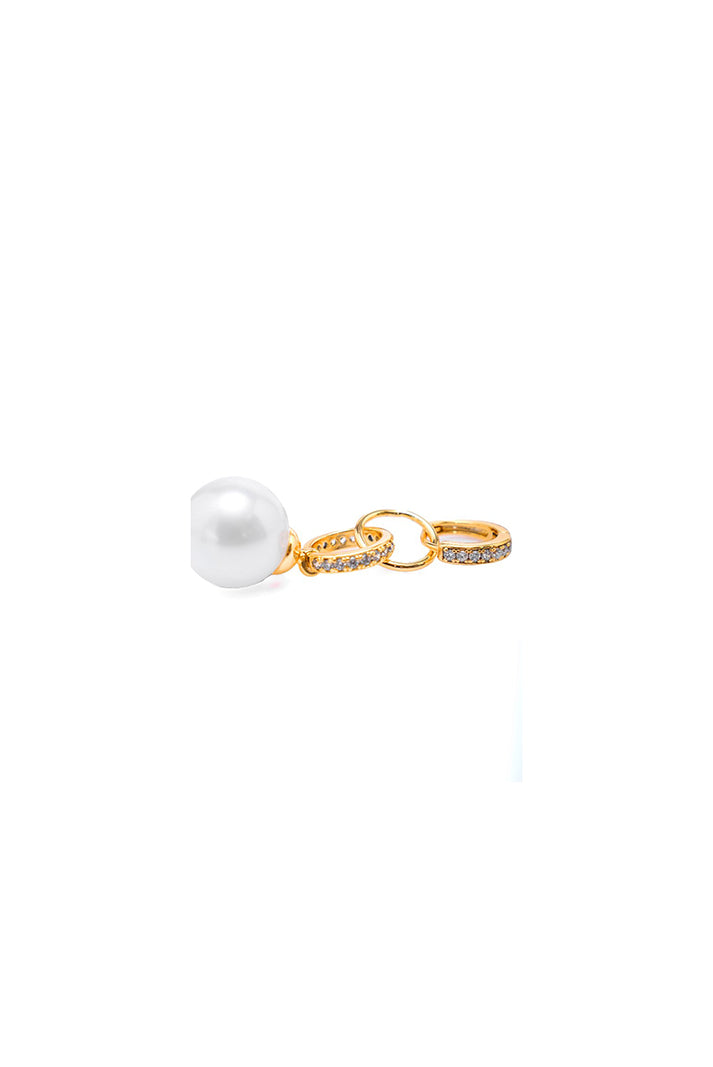 Damla Kalender-Helene Pearl Earrings-Küpe-3-Milagron.com