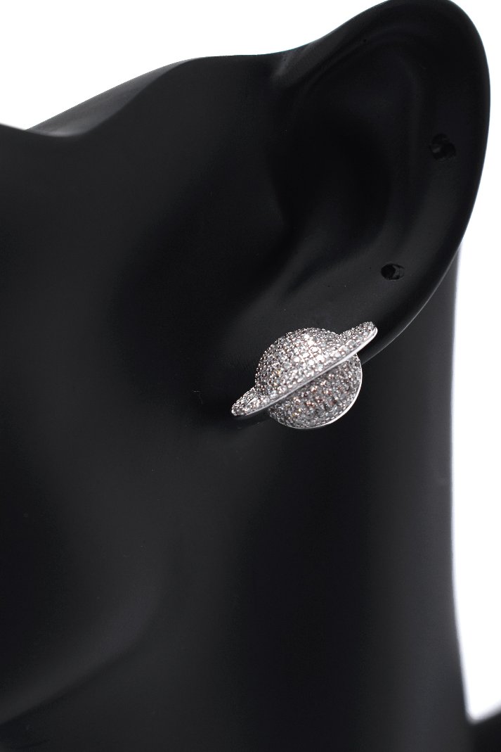 Damla Kalender-Saturn Earrings-Küpe-3-Milagron.com