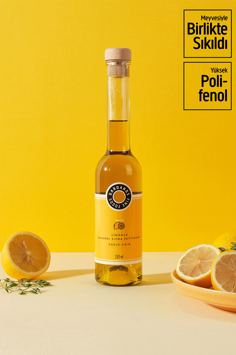 Limonlu Naturel Sızma Zeytinyağı 250 Ml - 0