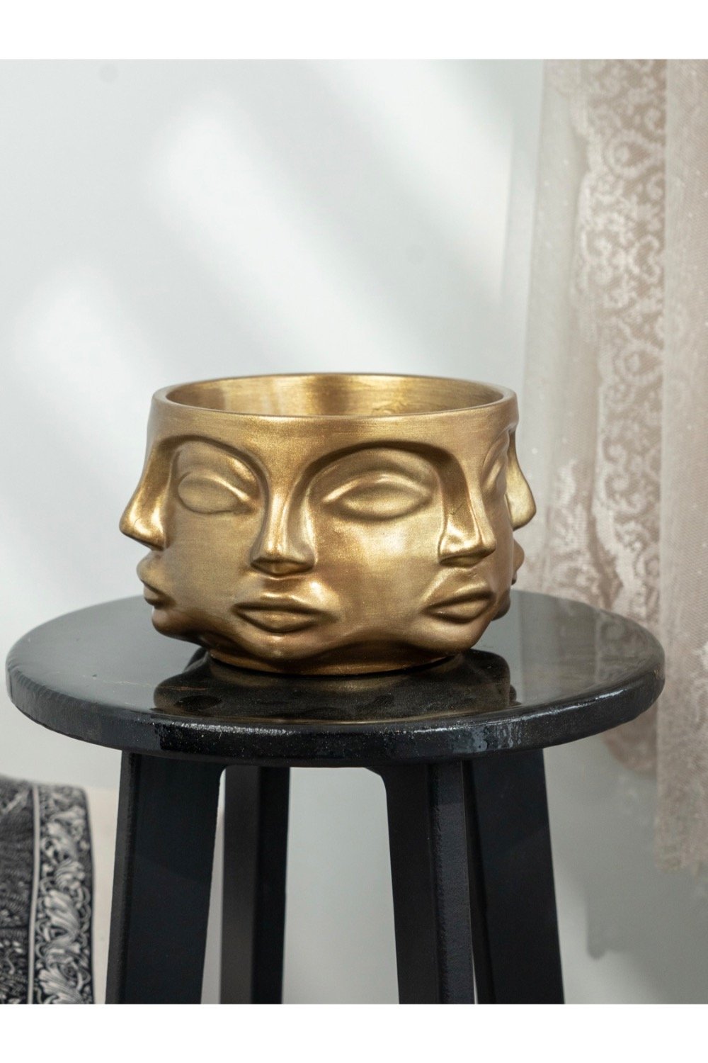 Dea'rt İstanbul-Adler Altın Saksı M-Dekoratif Saksı-1-Milagron.com