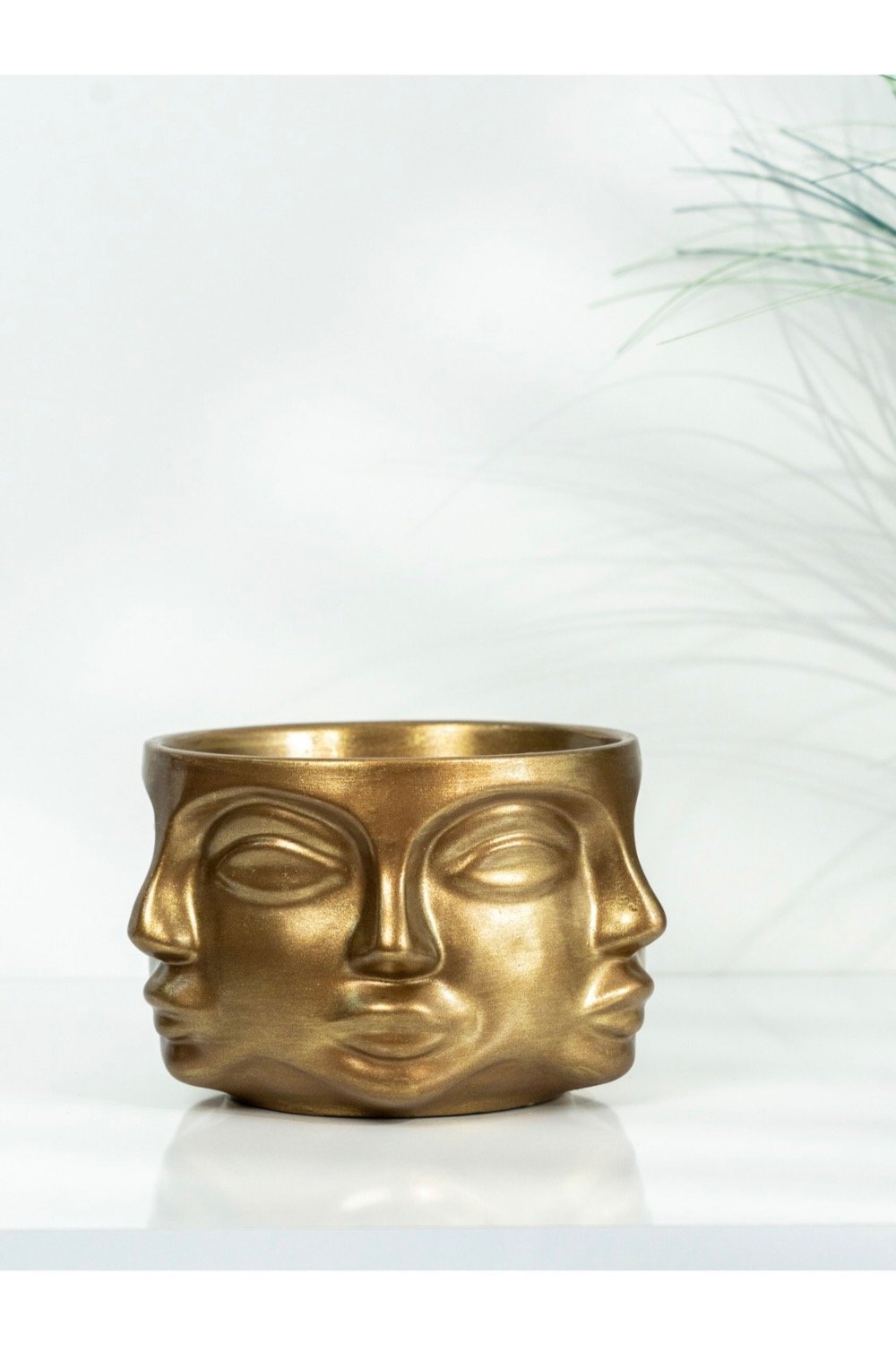 Dea'rt İstanbul-Adler Altın Saksı M-Dekoratif Saksı-3-Milagron.com