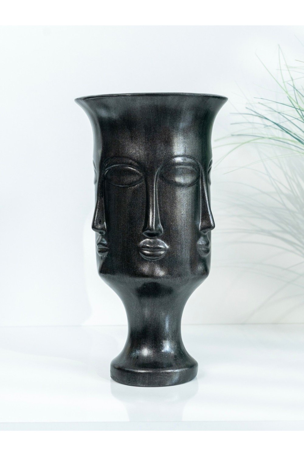 Dea'rt İstanbul-Adler Siyah Uzun Vazo-Vazo-2-Milagron.com