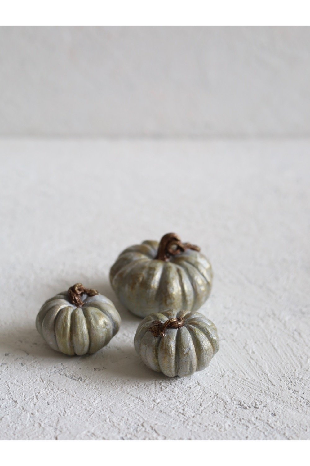 Dea'rt İstanbul-Balkabağı Üçlü Mini Set Gri-Biblo-3-Milagron.com