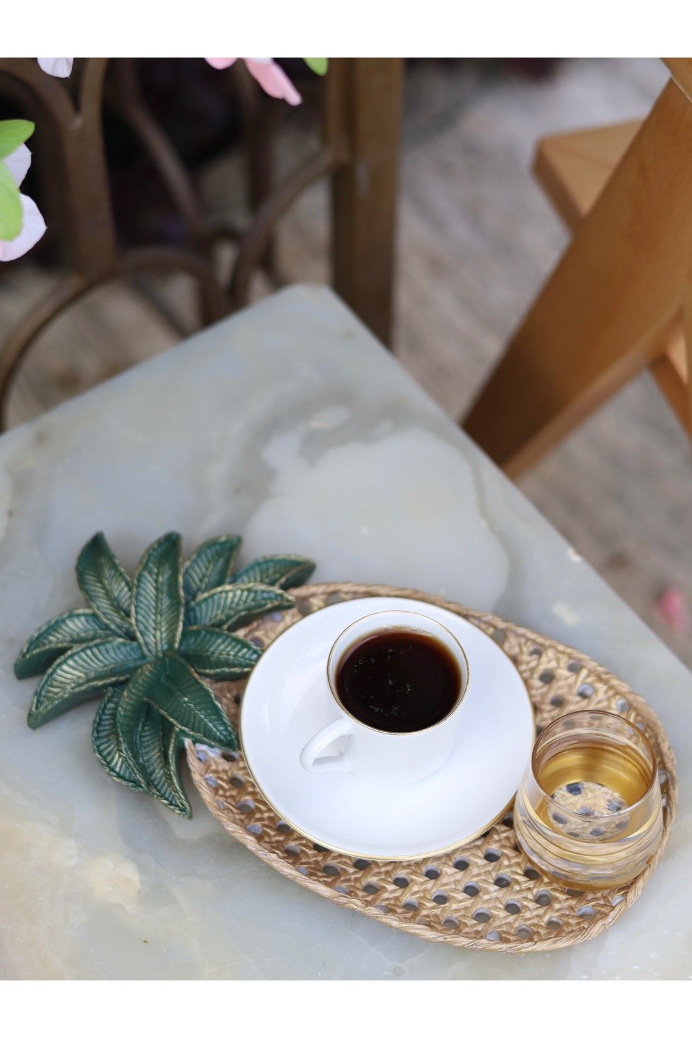 Dea'rt İstanbul-Hazeran Görünümlü Ananas Tabak-Dekoratif Kase-3-Milagron.com