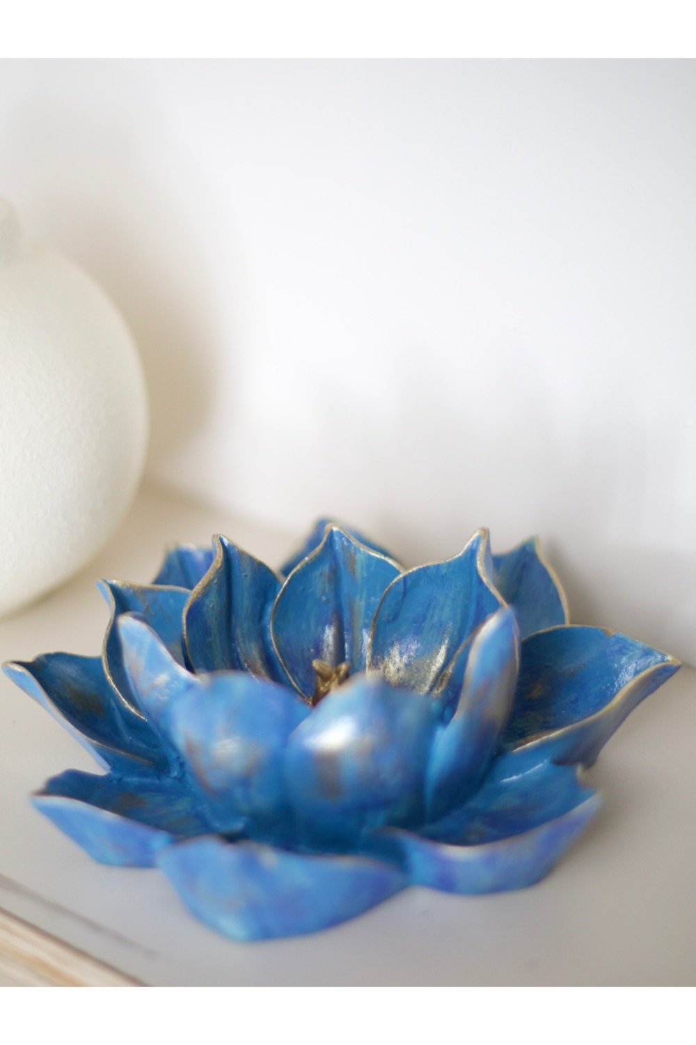 Dea'rt İstanbul-Lotus Masa Dekoru Küçük-Dekoratif Kase-5-Milagron.com