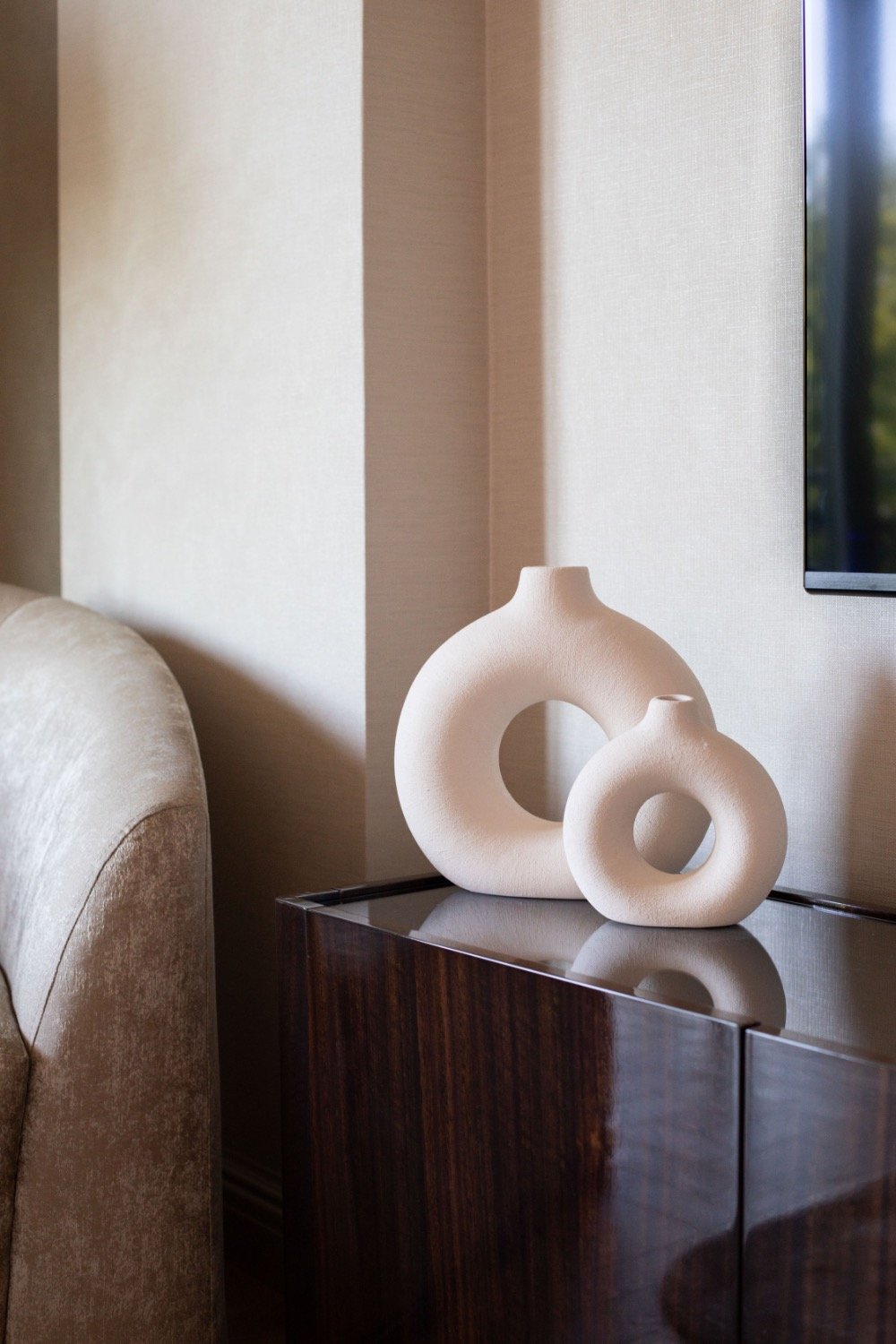 Dea'rt İstanbul-Nordic Seri Dokulu Halka Vazo Seti-Vazo-2-Milagron.com