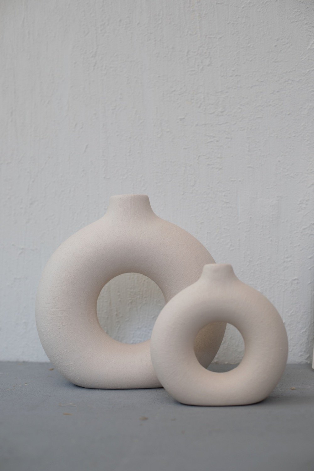 Dea'rt İstanbul-Nordic Seri Dokulu Halka Vazo Seti-Vazo-3-Milagron.com