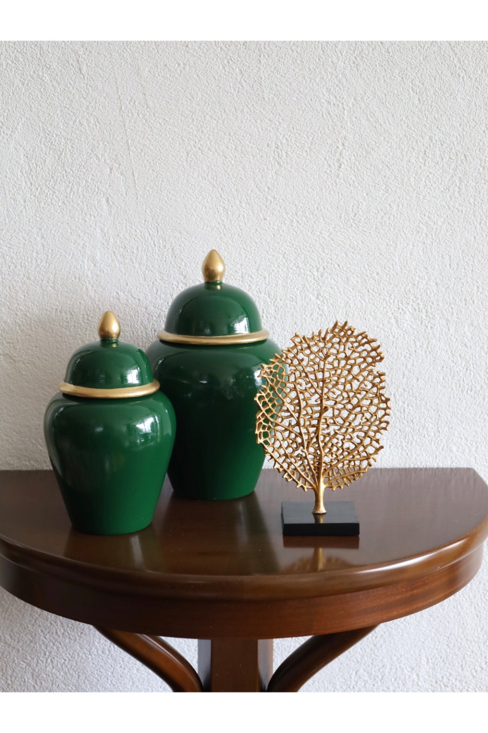 Dea'rt İstanbul-Seramik Şah Küp Vazo Zümrüt Yeşili-Vazo-3-Milagron.com