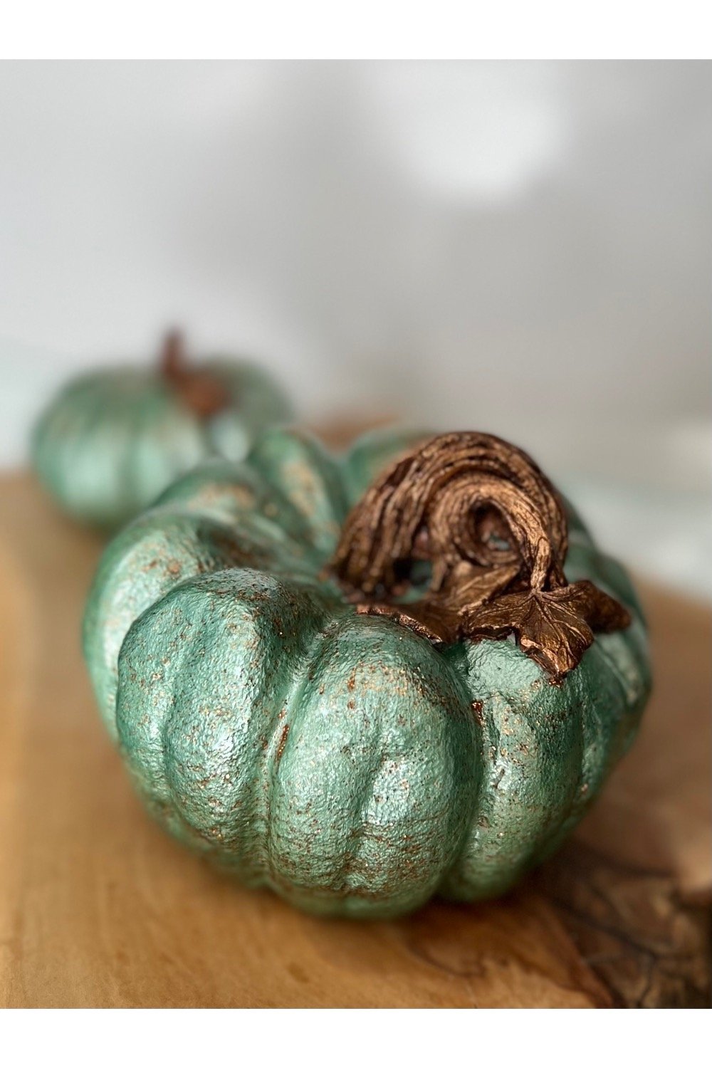 Dea'rt İstanbul-Simli Bal Kabağı İkili Obje Nil Yeşili Bakır-Biblo-3-Milagron.com