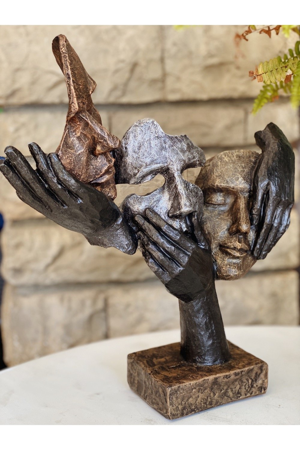 Dea'rt İstanbul-Üçlü Mask Obje-Biblo-2-Milagron.com