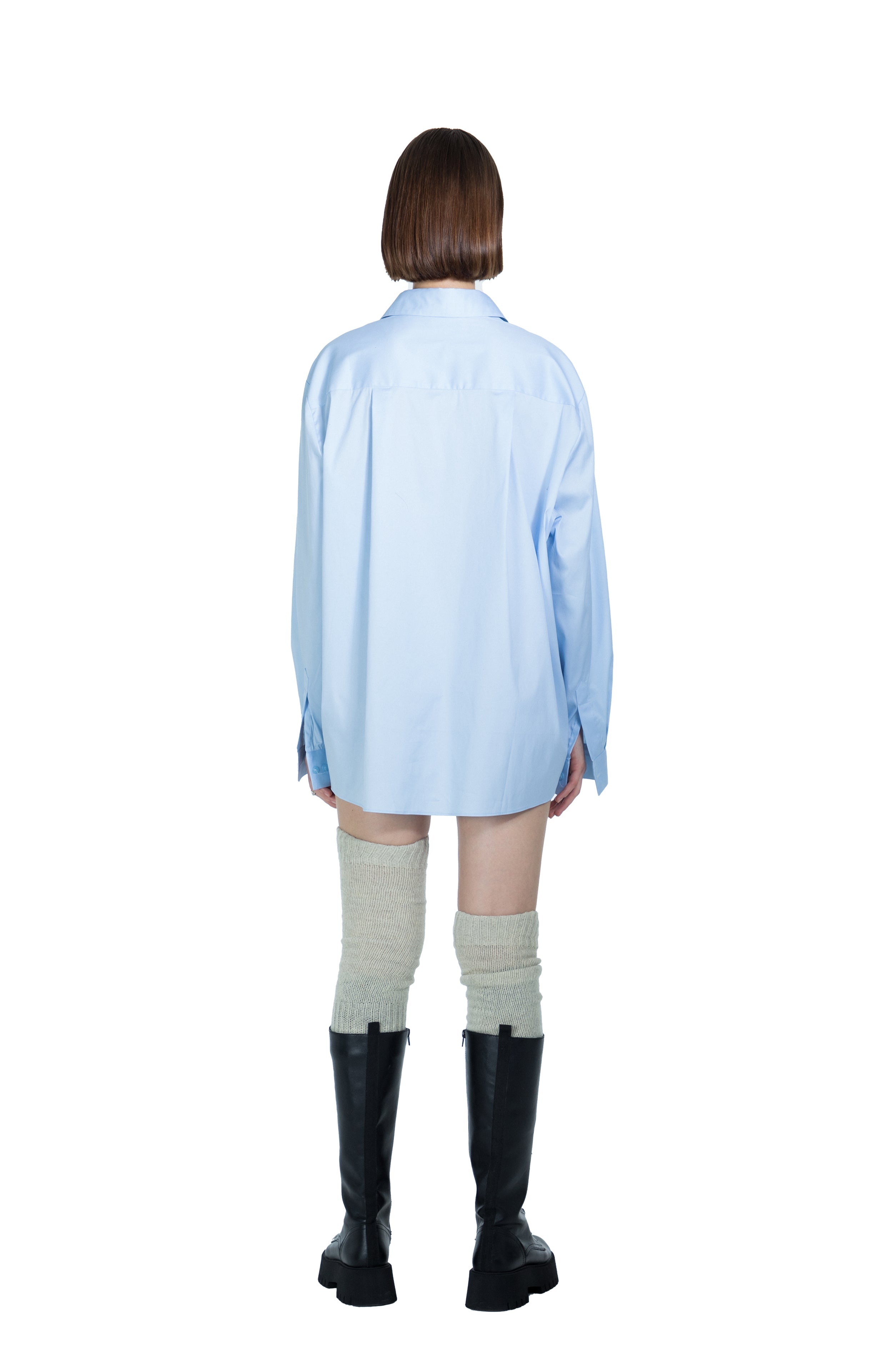 Death Is Easy-Button Down Oversize Women’s Shirt-Gömlek-2-Milagron.com