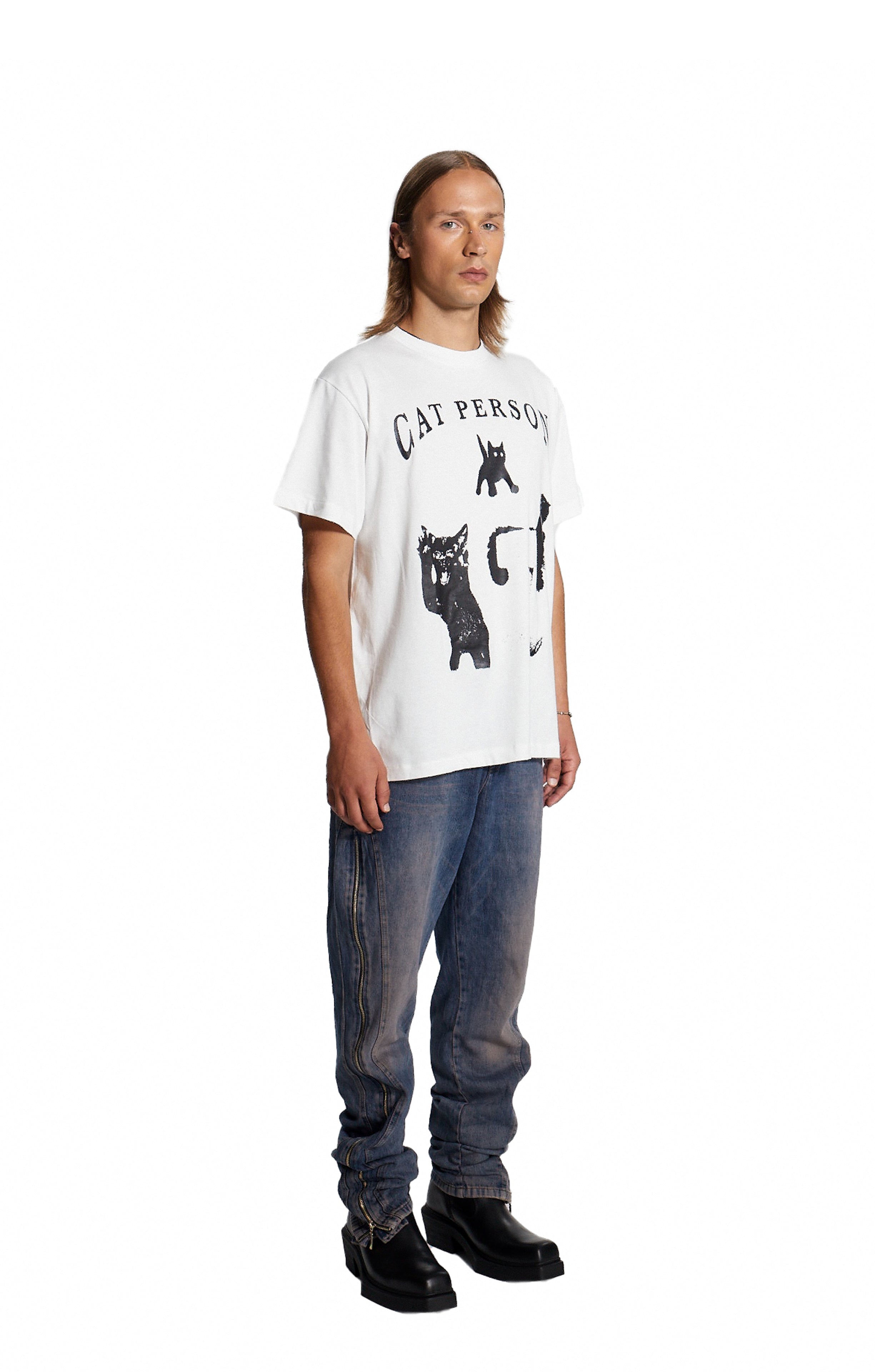 Death Is Easy-Cat Person Men's T Shirt-T-Shirts-2-Milagron.com