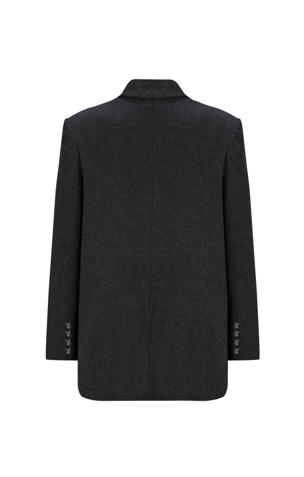 Death Is Easy-Charcoal Grey Women’s Blazer-Blazer Ceket-8-Milagron.com