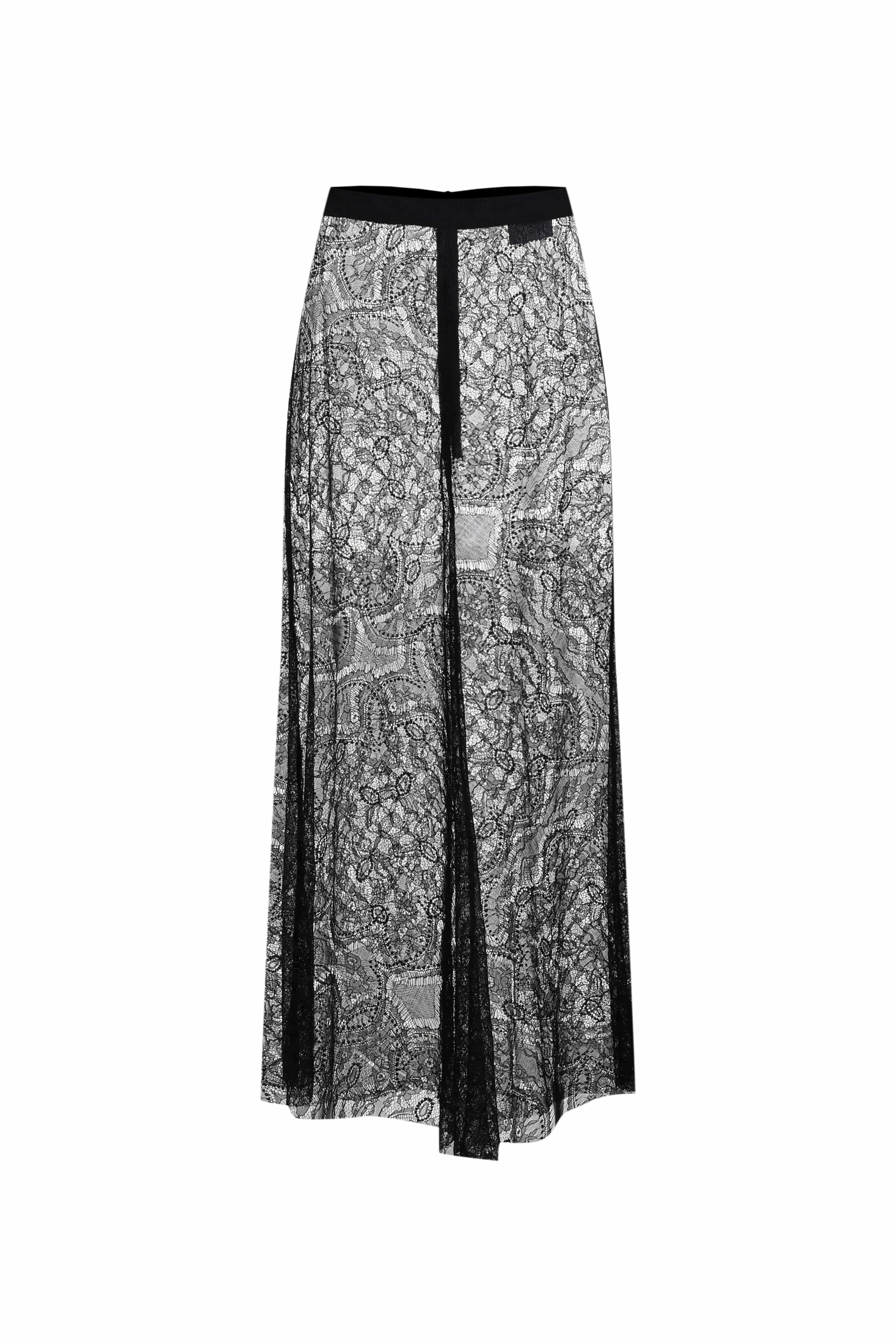 Death Is Easy-Gothic Style Lace Skirt-Skirts-3-Milagron.com