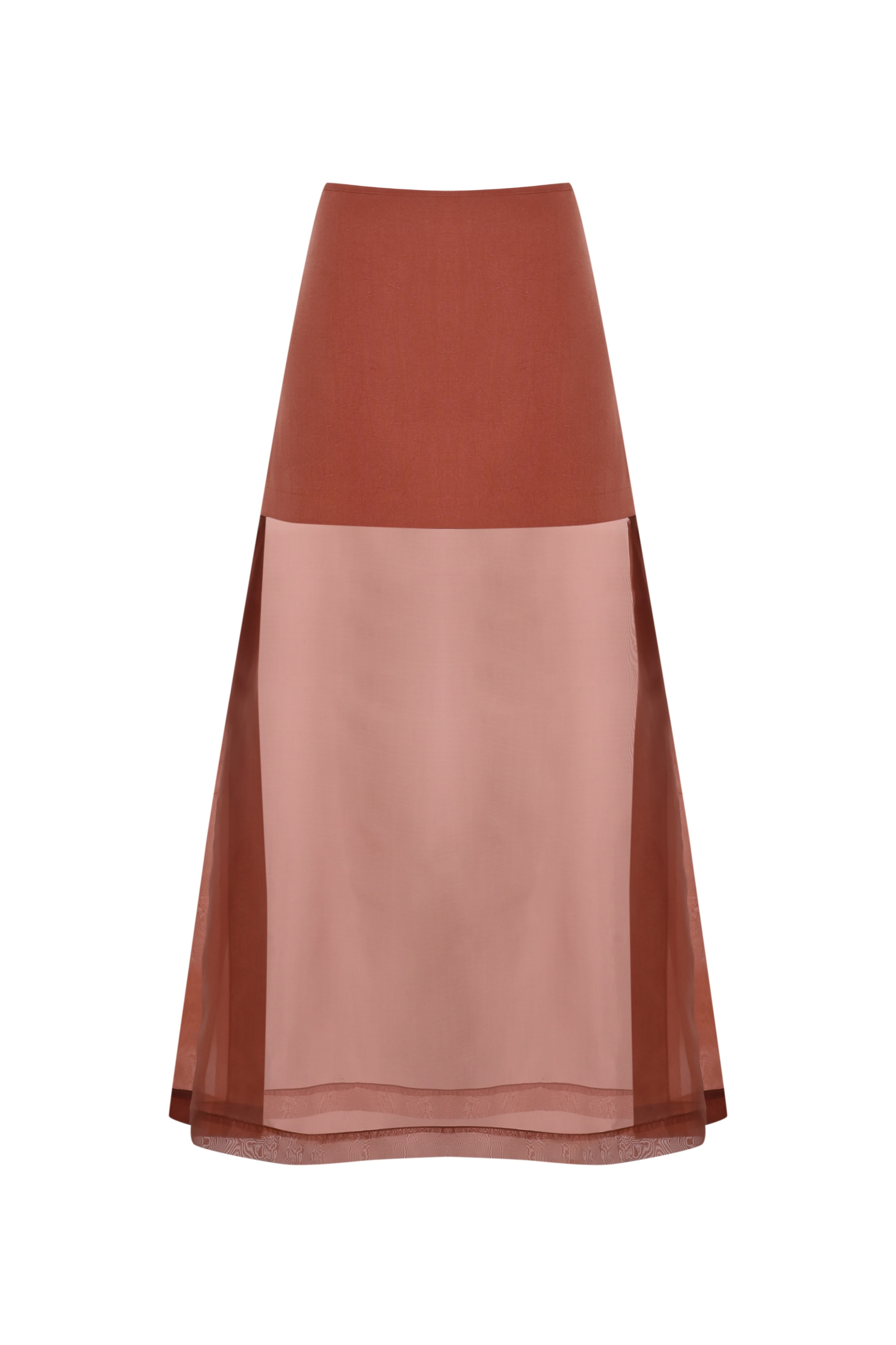 Death Is Easy-Mid Length Organza Skirt-Etek-3-Milagron.com