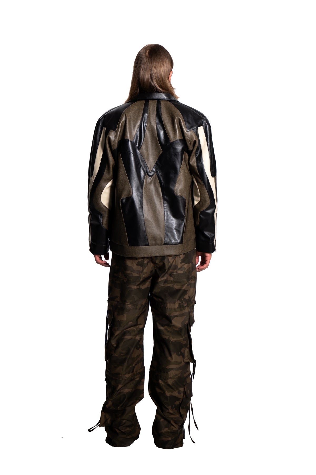 Death Is Easy-Puzzle Leather Jacket-Deri Mont-7-Milagron.com