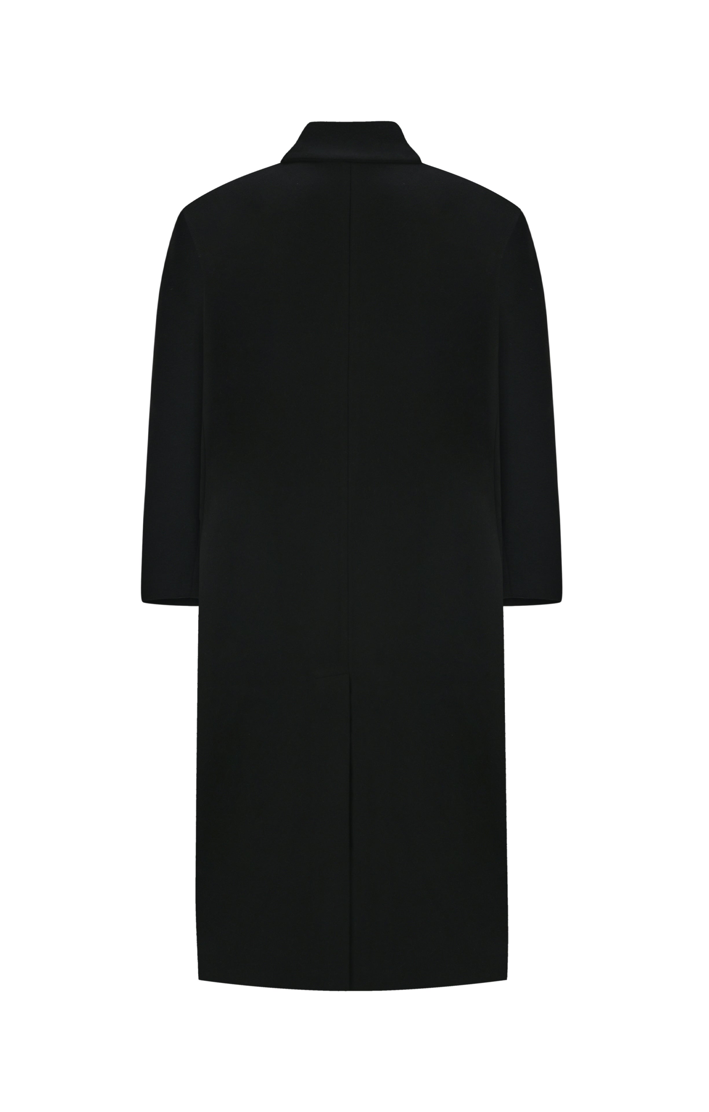 Death Is Easy-Single Breasted Women’s Black Coat-Kaban-5-Milagron.com