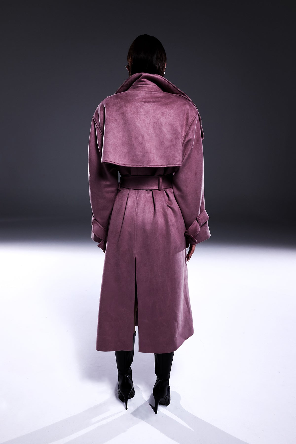 Death Is Easy-Warm Pink Oversize Trenchcoat-Trençkot-2-Milagron.com