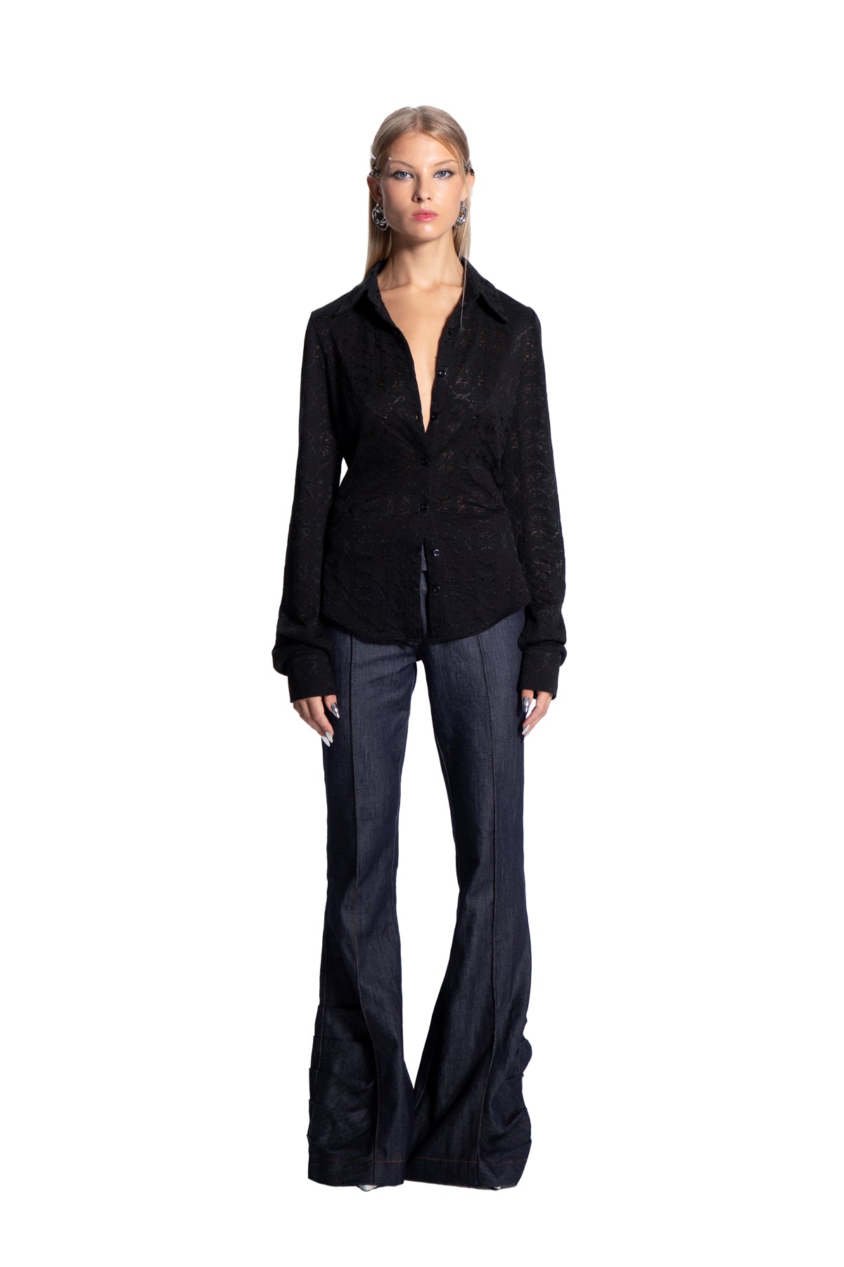 Death Is Easy-Womens Lace Shirt-Gömlek-4-Milagron.com